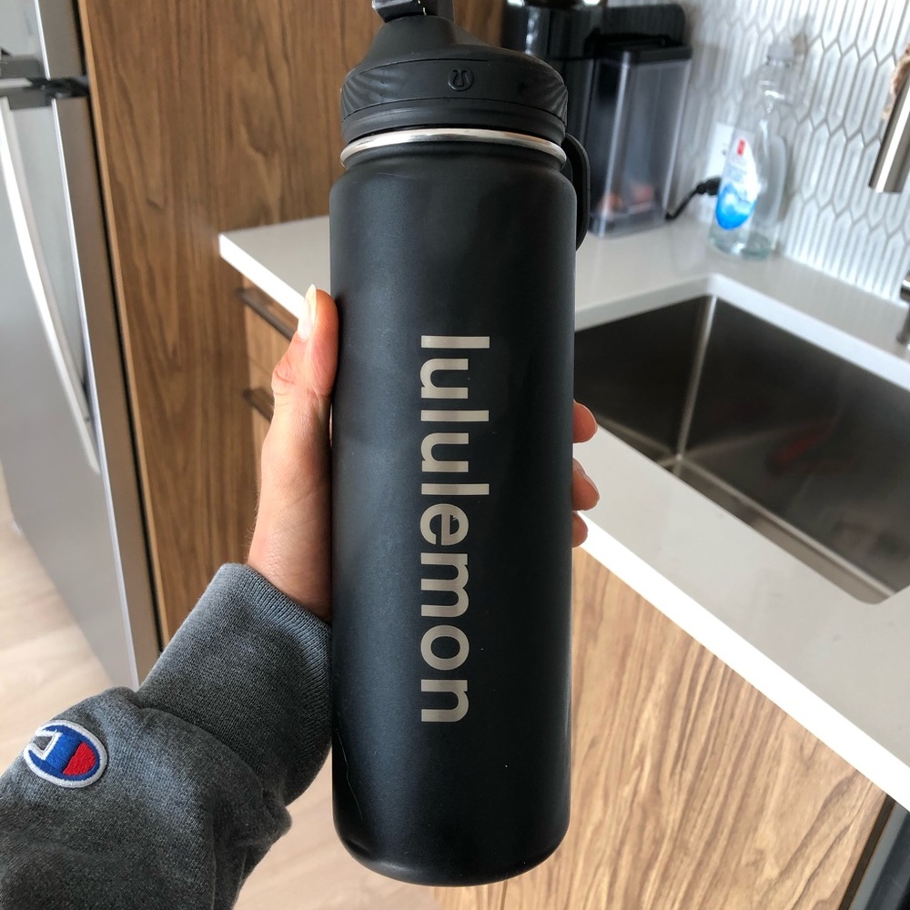lululemon athletica Black Water Bottle